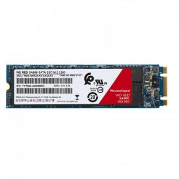 Western&nbsp;Digital SSD Western Digital Wd Red SA500 NAS SSD 500GB M.2 SATA3 R/W:560/530 MB/s 3D NAND