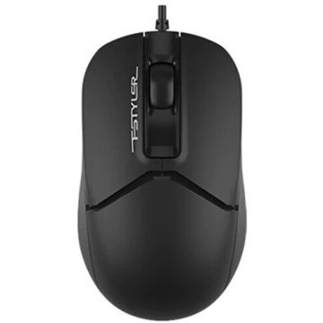A4tech Mouse A4tech, PC sau NB, cu fir, USB, optic, 1600 dpi, butoane/scroll 3/1, Negru