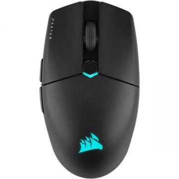 CORSAIR Mouse Gaming Wireless Corsair Katar Elite, Bluetooth/USB, iluminare RGB, Negru