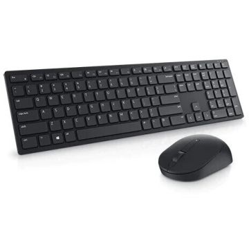 Dell Kit Tastatura + Mouse wireless Dell Pro KM5221W, Layout US Intl, Negru