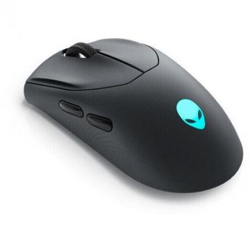 Dell Mouse Gaming Wireless Dell Alienware AW720M Dark Side of the Moon, 26000 DPI, Negru