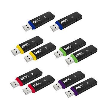 EMTEC Unitate flash USB 16 GB Emetec 2.0 K100 (Pachet mini cutie 10)