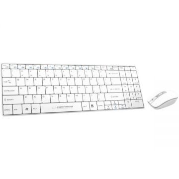 ESPERANZA Kit Tastatura si Mouse Esperanza Liberty EK122W, Alb