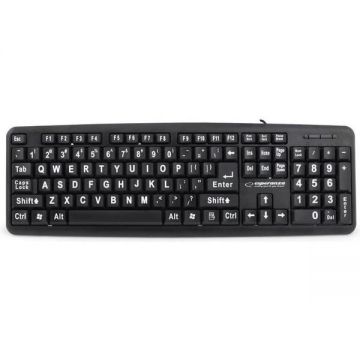 ESPERANZA Tastatura Esperanza EK129, USB, Negru
