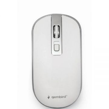 GEMBIRD Mouse wireless Gembird MUSW-4B-06-WS, 1600 DPI, Alb