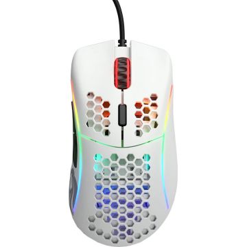 Glorious&nbsp;PC&nbsp;Gaming&nbsp;Race Mouse gaming Glorious Model D, Ultrausor 68g, Alb Mat