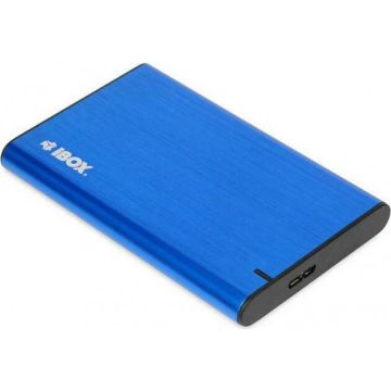 IBOX Carcasa iBox HD-05 pentru hard disk 2.5 SATA III cu conexiune USB 3.1 albastra