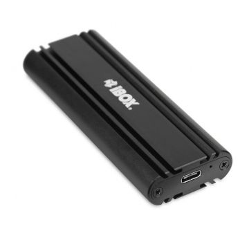 IBOX Carcasa SSD, iBOX HD-07, USB 3.2 Gen 2, compatibil Mac/Linux/Windows, negru, 2.5