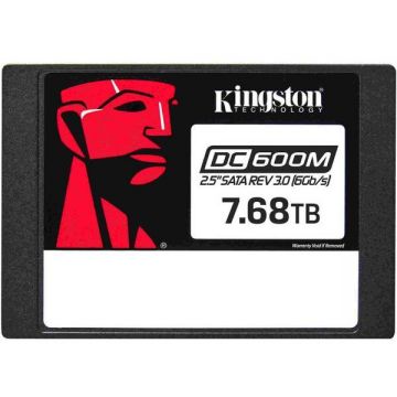 Kingston Solid State Drive (SSD) Kingston, DC600M, 7680GB, 2.5, SATA III, 6Gbps