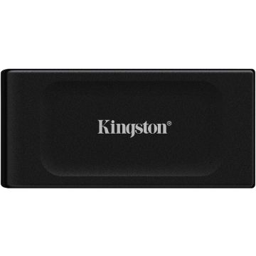 Kingston SSD extern portabil Kingston XS1000, 1TB, USB 3.2, Negru