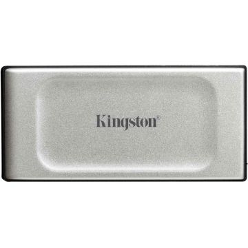 Kingston SSD extern portabil Kingston XS2000, 500GB, USB 3.2, Argintiu