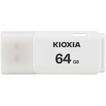 KIOXIA Memorie USB Kioxia Hayabusa U202, 64GB, USB 2.0, Alb