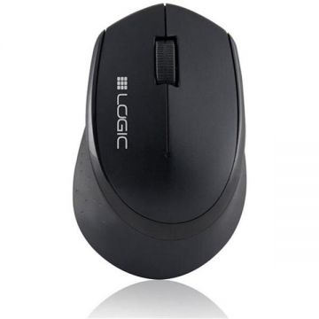 LOGIC Mouse Wireless Logic LM-2A, 1200 DPI, Negru