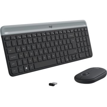 Logitech Kit periferice Logitech MK470 Slim Wireless Combo Graphite