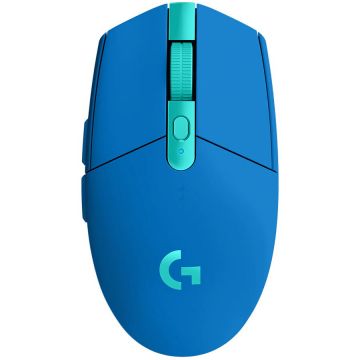 Logitech Mouse gaming wireless Logitech G305 LightSpeed Hero 12K DPI, Albastru