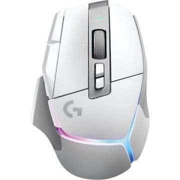 Logitech Mouse Gaming Wireless Logitech G502 X Plus Lightspeed, USB, 25600 dpi, Alb