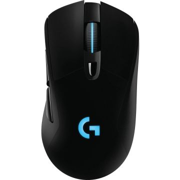 Logitech Mouse gaming wireless Logitech G703 LightSpeed Hero 16K DPI, Negru