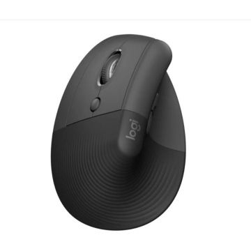Logitech Mouse Logitech Lift Left Vertical Ergonomic, Negru