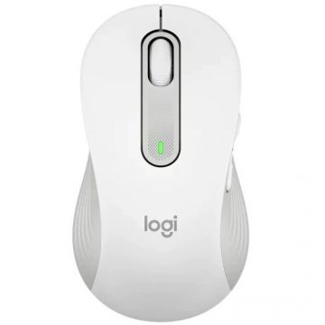 Logitech Mouse Logitech M650 L Silent (stangaci), Bluetooth, Wireless, Bolt USB receiver, Alb