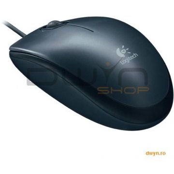 Logitech MOUSE Logitech 'M90' Optical USB Mouse, black '910-001794'