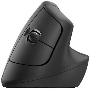Logitech Mouse Wireless Logitech Lift Right Vertical Ergonomic, Bluetooth, 4000 DPI (Negru)