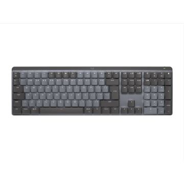 Logitech Tastatura Wireless Logitech MX Mechanical Perfomance, Iluminata, Silentioasa, USB, BT, US INT, Negru