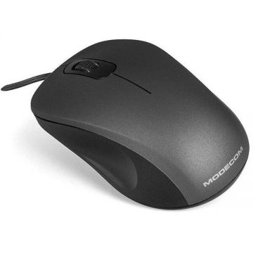 Modecom Mouse Modecom M10S, cu fir, 1000 DPI, Negru