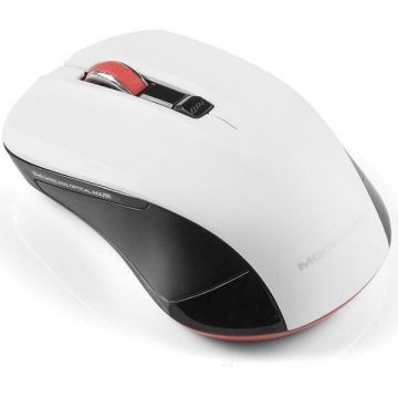 Modecom Mouse Wireless Optic Modecom WM9.1, 1600 DPI, USB, Alb