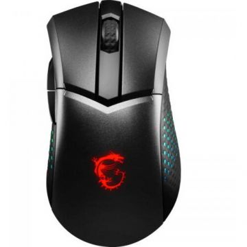 MSI Mouse Optic MSI Clutch GM51 LIGHTWEIGHT, USB/USB Wireless, Bluetooth, Negru