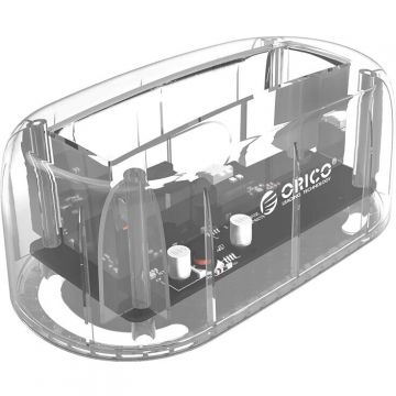 Orico Rack Orico 6139U3 USB 3.0 HDD Docking Station Clear