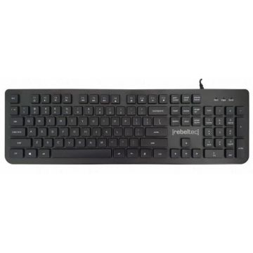 Rebeltec Tastatura rebeltec Full size computer keyboard Spiro Negru