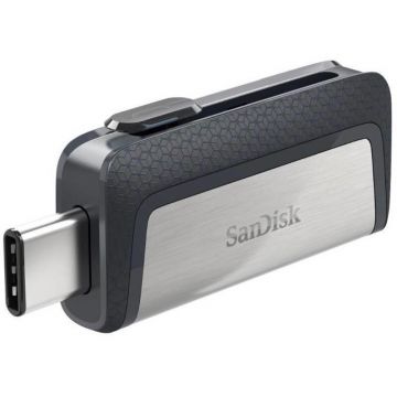 Sandisk Stick USB Sandisk Ultra Dual Drive, 256GB, USB  3.1 (Gri/Negru)