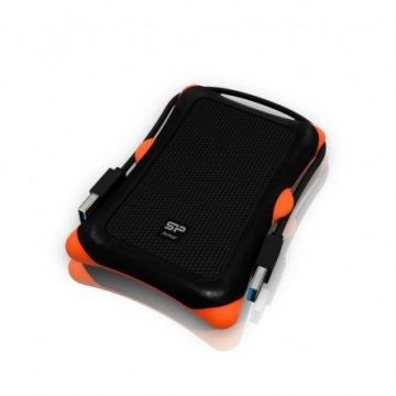 Silicon&nbsp;power HDD extern portabil Silicon Power Armor A30 2TB, Anti-shock, USB 3.0, Negru