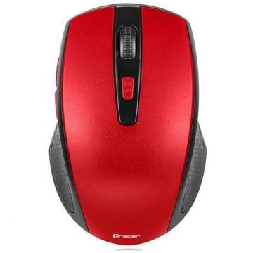 TRACER Mouse Wireless Tracer Deal, 1600 DPI, USB, Rosu