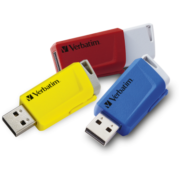 Verbatim Memorie USB Verbatim Store' n Click 3x16GB USB 3.2 Red Blue Yellow
