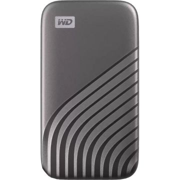 Western&nbsp;Digital SSD Extern WD My Passport™ 4TB, USB 3.2 Gen2 Type-C/A, NVMe, Space Gray