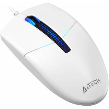 A4tech Mouse A4Tech N-530S, iluminare, 1200DPI, Alb