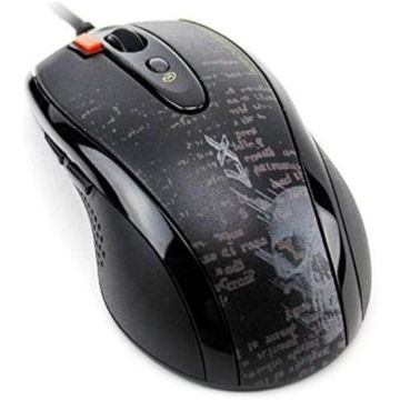 A4tech Mouse gaming A4tech X7 F5, V-Track, 3000 DPI, USB, negru