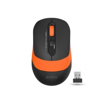 A4tech Mouse Optic A4TECH FG10, USB Wireless, Black-Orange