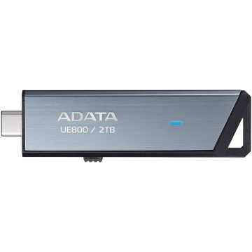 Adata Stick de memorie Adata UE800, USB-C 3.2, Capacitate 2TB, Argintiu, AELI-UE800-2T-CSG