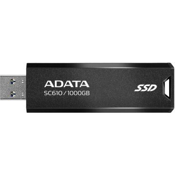Adata Unitate SSD Adata SC610,1000 GB, USB 3.1, Negru