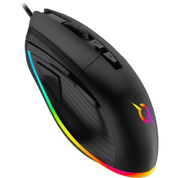 AQIRYS Mouse AQIRYS Acrux, 10000dpi, optic, USB cu fir, Negru