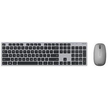 Asus Kit Tastatura si Mouse Wireless Asus W5000, Layout INT, Gri