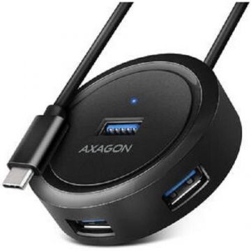 AXAGON HUB USB Axagon HUE-P1C, 4x USB 3.2 gen 1, Black