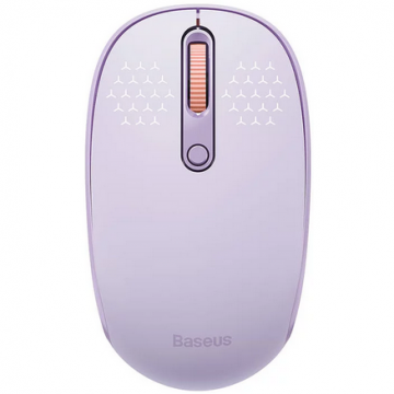 BASEUS MOUSE Baseus, Pt. PC sau NB, wireless 2.4GHz si Bluetooth, Optic, 800-1200-1600 dpi, Butoane-scroll 3-1, Mov, B01055503513-00