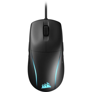 CORSAIR Mouse Gaming Corsair M75 Lightweight RGB, iluminare RGB, Ambidextru, 26000 DPI, Cu fir, Negru
