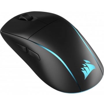 CORSAIR Mouse Gaming Corsair M75 Lightweight RGB, iluminare RGB, Ambidextru, 26000 DPI, Wireless, Negru