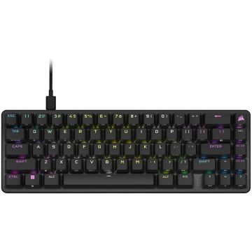 CORSAIR Tastatura mecanica gaming Corsair K65 PRO MINI RGB, 65%, Optical-Mechanical OPX Switch, Backlit RGB LED