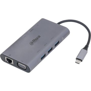 Dahua Statie de andocare, DAHUA DH-TC39, 9 IN 1, USB-C la HDMI, USB, VGA, TF
