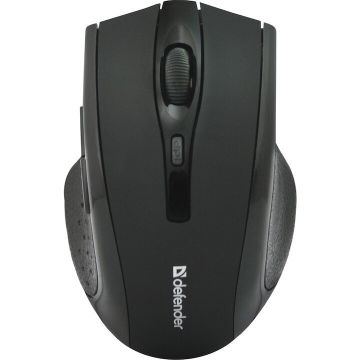 Defender Mouse optic Wireless, DEFENDER Accura MM-665 negru, 6 butoane, 800-1600 dpi